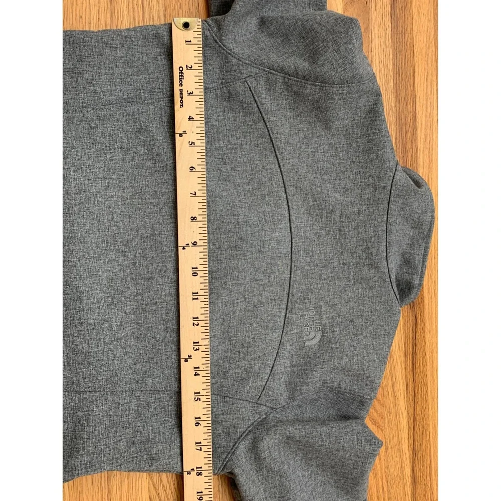 The North Face Apex Bionic Softshell Jacket Women's Small Grey Fleece Lined Wind